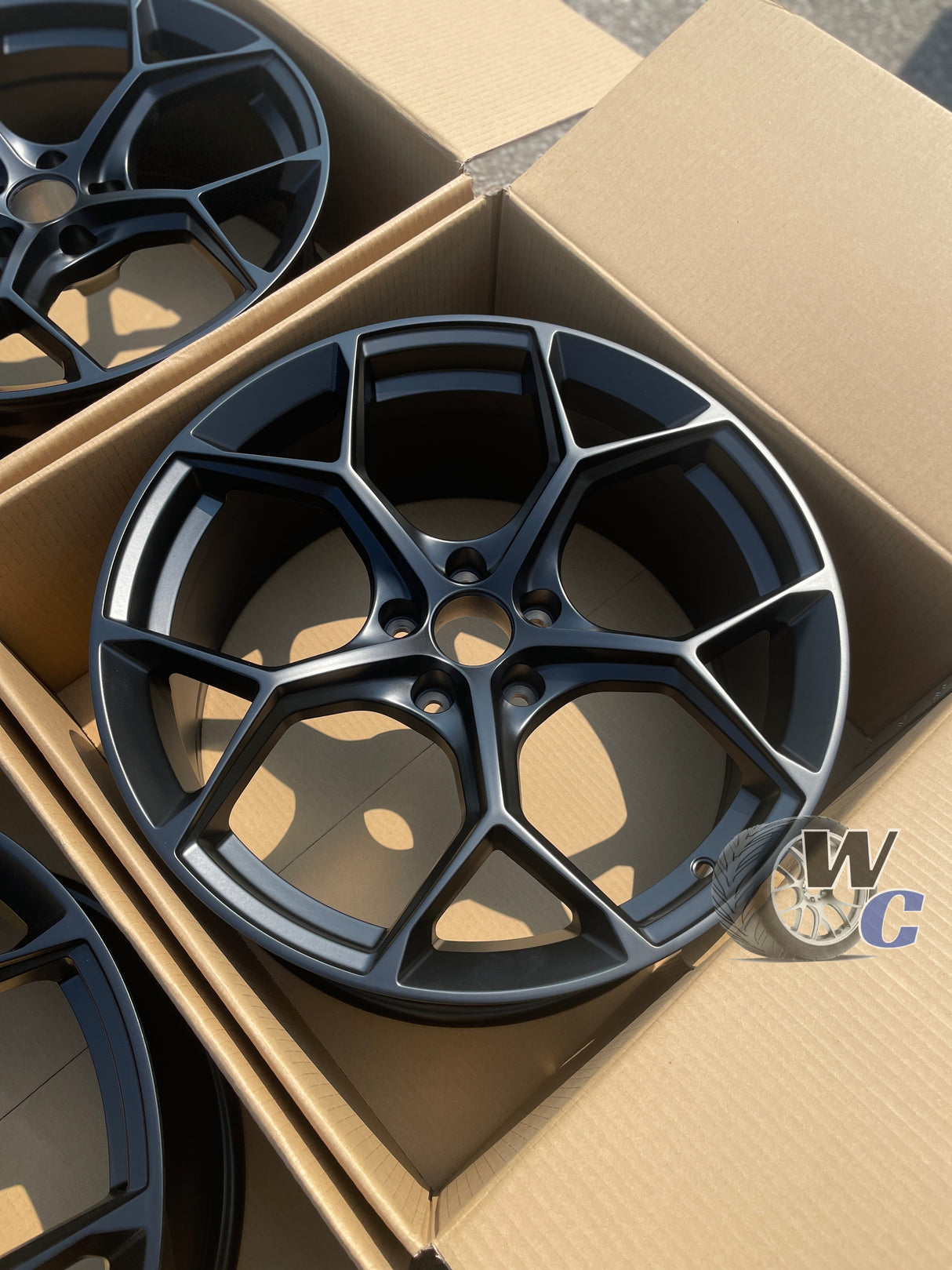 22” Wheels Fit Audi Q5 2018–2025 |  OE Style Rims |  Satin Black |  Set of 4