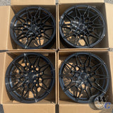 19” Wheels Fit BMW 5 Series 2017–2023 |  Factory Style Rims |  Gloss Black |  Staggered Set of 4