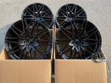 19” Wheels Fit BMW X3 2019–2025 |  Factory Style Rims |  Gloss Black |  Staggered Set of 4