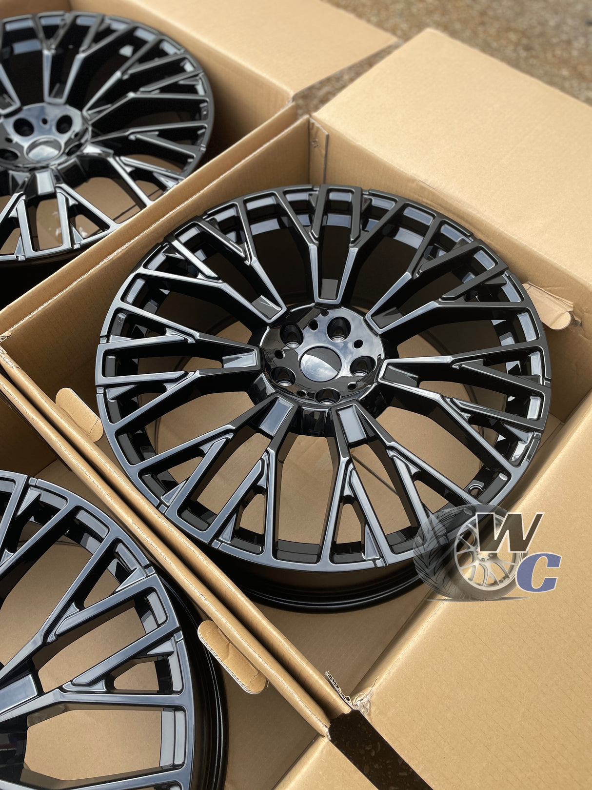 20” Wheels Fit BMW X7 2019–2026 |  Factory Style Rims |  Gloss Black |  Set of 4