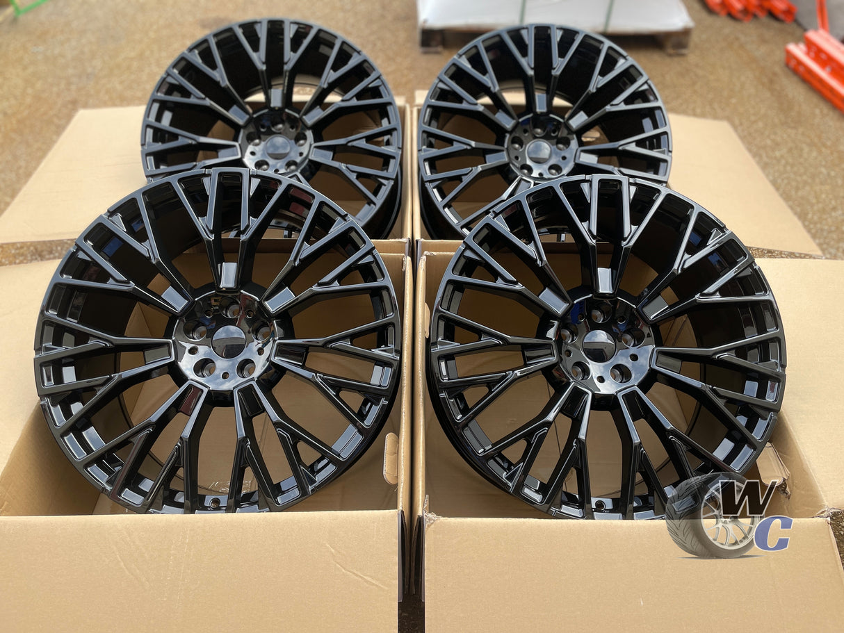 20” Wheels Fit BMW X7 2019–2026 |  Factory Style Rims |  Gloss Black |  Set of 4