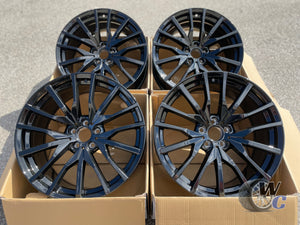 22” Wheels Fit BMW X7 2019–2026 |  Factory Style Rims |  Gloss Black |  Staggered Set of 4