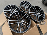 20” Wheels Fit BMW X7 2019–2026 |  Factory Style Rims |  Gloss Black Machined Face |  Set of 4