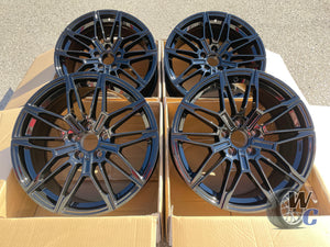 19” Wheels Fit BMW 2 Series 2022–2026 |  Factory Style Rims |  Gloss Black |  Staggered Set of 4