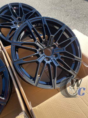 19” Wheels Fit BMW 2 Series 2022–2026 |  Factory Style Rims |  Gloss Black |  Staggered Set of 4