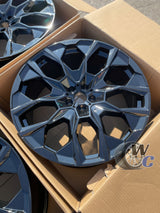 21” Wheels Fit BMW X7 2019–2026 |  Factory Style Rims |  Gloss Black |  Staggered Set of 4