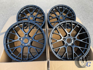 20” Wheels Fit Porsche Macan 2019–2025 |  OE Style Rims |  Gloss Black |  Staggered Set of 4