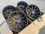 20” Wheels Fit Porsche Macan 2019–2025 |  OE Style Rims |  Gloss Black |  Staggered Set of 4