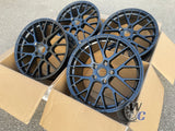 20” Wheels Fit Porsche Macan 2019–2025 |  OE Style Rims |  Gloss Black |  Staggered Set of 4