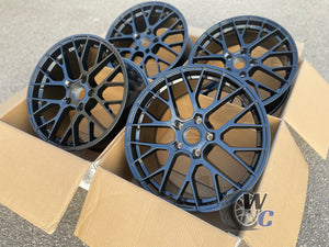 20” Wheels Fit Porsche Macan 2019–2025 |  OE Style Rims |  Gloss Black |  Staggered Set of 4