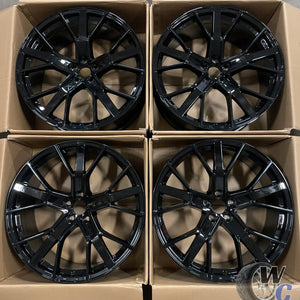 21” Wheels Fit Audi SQ5 2020–2026 |  OE Style Rims |  Gloss Black |  Set of 4