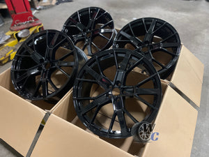 21” Wheels Fit Audi Q3 2019–2025 |  OE Style Rims |  Gloss Black |  Set of 4