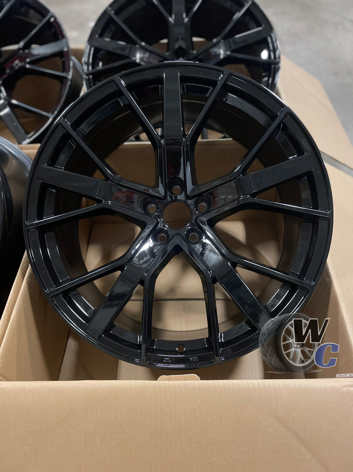 21” Wheels Fit Audi Q3 2019–2025 |  OE Style Rims |  Gloss Black |  Set of 4