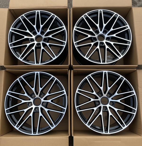 21" Rims - Made to Fit Porsche Taycan 2020 2021 2022 2023 2024 2025 | OE Style | 21x9.5/11 Wheels Brand New