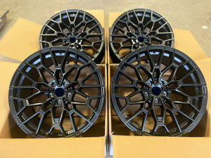 19” Rims – Made to Fit BMW 5 Series 530i, 530i xDrive, 540i, 540i xDrive, 530e, 530e xDrive, 550e xDrive, M550i xDrive, M5, M5 Competition, i5 eDrive40, i5 M60 | OE Style | 2018 2019 2020 2021 2022 2023 2024 2025 2026 19x8.5/9.5 Wheels Brand New – Model 4