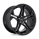 20X10.5 Foose 1PC F169 IMPALA GLOSS BLACK 5X114.3