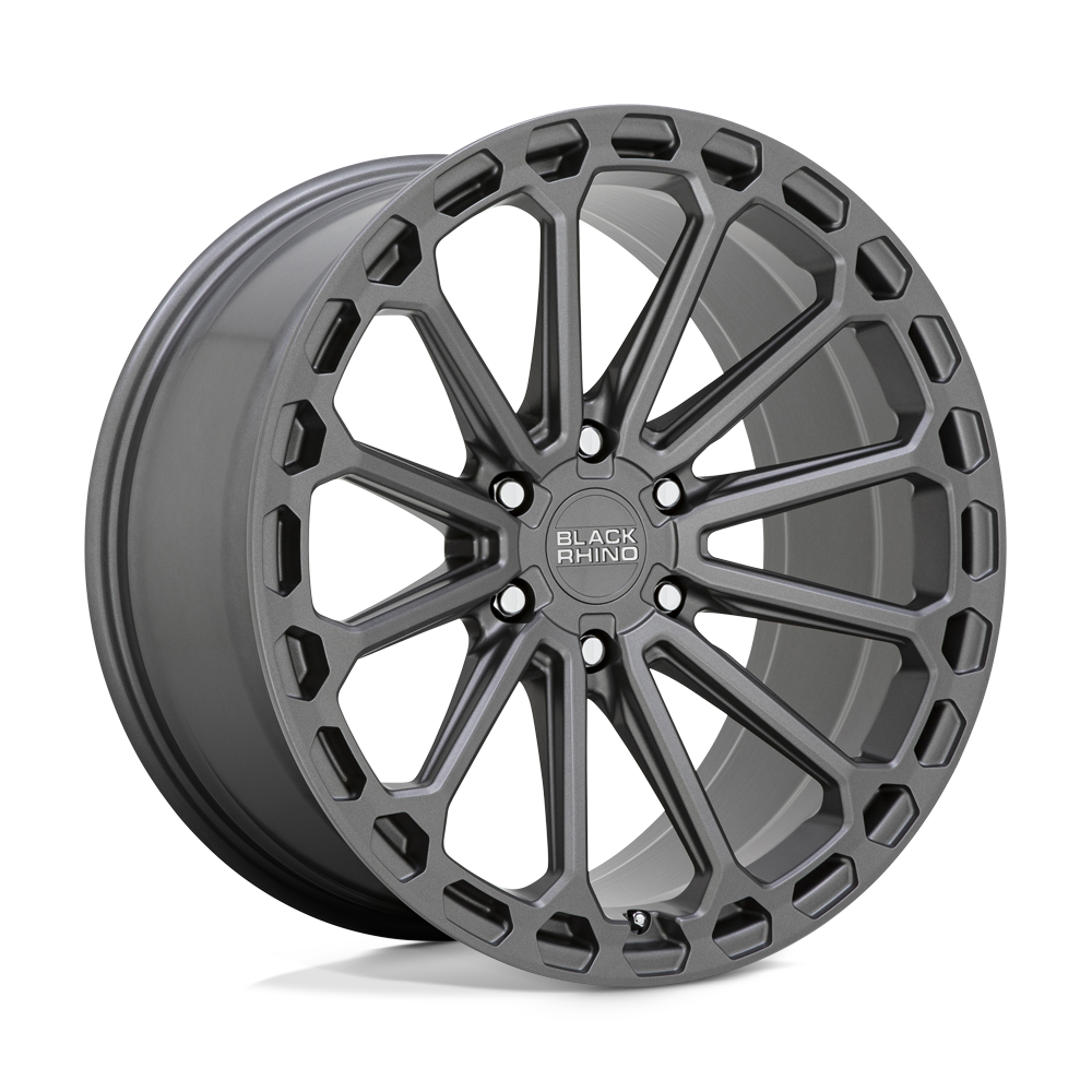 20" Black Rhino Hard Alloys KAIZEN MATTE GUNMETAL 6X135