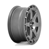 19X8.5 Rotiform R185 KB1 MATTE ANTHRACITE 5X120