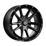 20X9 KMC KM100 SYNC SATIN BLACK W/ GRAY TINT 6X135/6X139.7