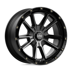 20X9 KMC KM100 SYNC SATIN BLACK W/ GRAY TINT 6X135/6X139.7