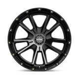 20X9 KMC KM100 SYNC SATIN BLACK W/ GRAY TINT 6X135/6X139.7