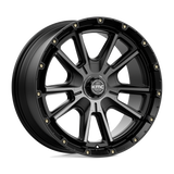 20X9 KMC KM100 SYNC SATIN BLACK W/ GRAY TINT 6X135/6X139.7