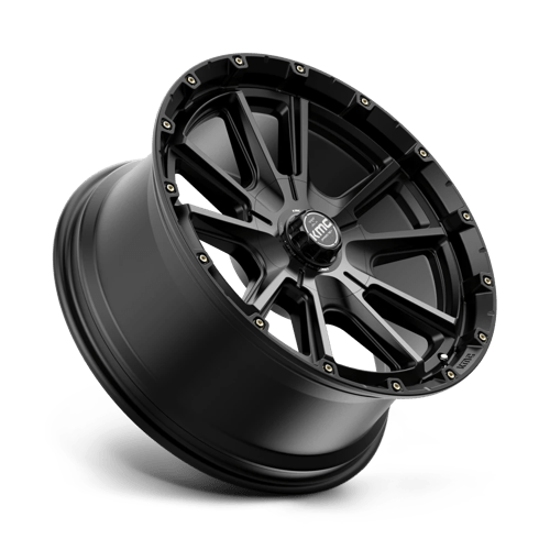 20X9 KMC KM100 SYNC SATIN BLACK W/ GRAY TINT 6X135/6X139.7
