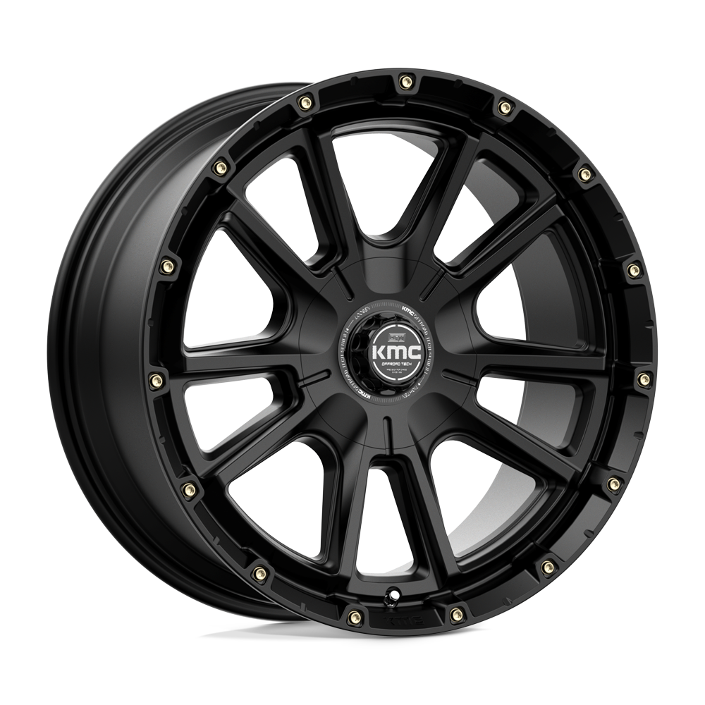 20X9 KMC KM100 SYNC SATIN BLACK 6X114.3/6X139.7