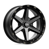 20X9 KMC KM101 TEMPO SATIN BLACK W/ GRAY TINT 6X135/6X139.7