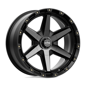 20X9 KMC KM101 TEMPO SATIN BLACK W/ GRAY TINT 6X135/6X139.7