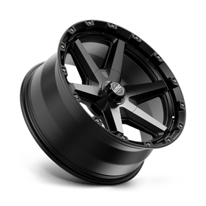 20X9 KMC KM101 TEMPO SATIN BLACK W/ GRAY TINT 6X135/6X139.7