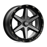20X9 KMC KM101 TEMPO SATIN BLACK W/ GRAY TINT 6X135/6X139.7