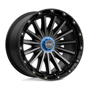 20X9 KMC KM102 SIGNAL SATIN BLACK W/ GRAY TINT 5X127/5X139.7