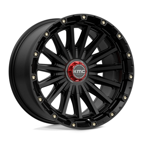 17X9 KMC KM102 SIGNAL SATIN BLACK 6X135/6X139.7