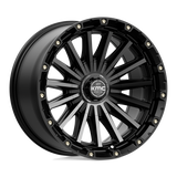 20X9 KMC KM102 SIGNAL SATIN BLACK W/ GRAY TINT 5X127/5X139.7