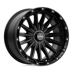 20X9 KMC KM102 SIGNAL SATIN BLACK 5X127/5X139.7