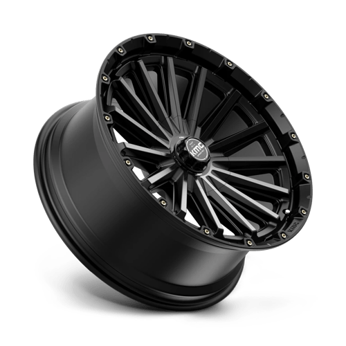 20X9 KMC KM102 SIGNAL SATIN BLACK W/ GRAY TINT 6X135/6X139.7
