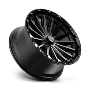 20X9 KMC KM102 SIGNAL SATIN BLACK W/ GRAY TINT 6X135/6X139.7