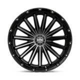 20X9 KMC KM102 SIGNAL SATIN BLACK W/ GRAY TINT 6X135/6X139.7