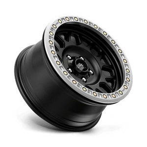 20X9 KMC KM234 GRENADE DESERT BEADLOCK RIMS - SATIN BLACK 8X165.1