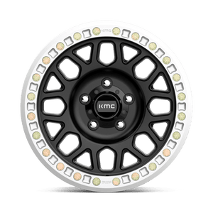 20X9 KMC KM234 GRENADE DESERT BEADLOCK RIMS - SATIN BLACK 8X165.1