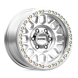 17X8.5 KMC KM234 GRENADE DESERT BEADLOCK MACHINED 6X165.1