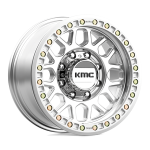 17X8.5 KMC KM234 GRENADE DESERT BEADLOCK RIMS - MACHINED 8X165.1