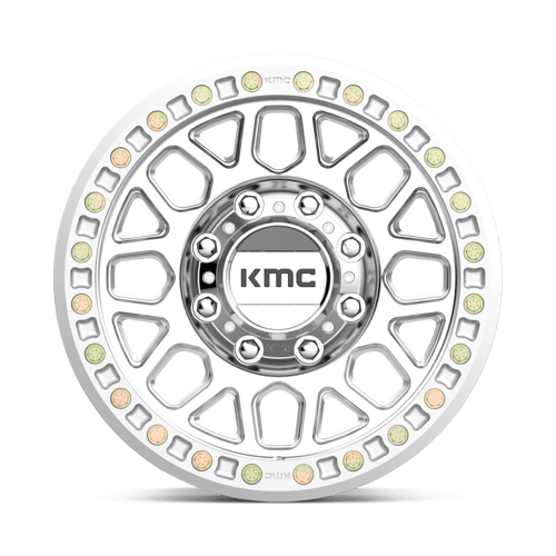 17X8.5 KMC KM234 GRENADE DESERT BEADLOCK RIMS - MACHINED 8X165.1