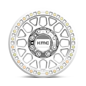 17X8.5 KMC KM234 GRENADE DESERT BEADLOCK RIMS - MACHINED 8X165.1