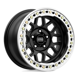17X8.5 KMC KM235 GRENADE CRAWL BEADLOCK RIMS - SATIN BLACK 8X165.1