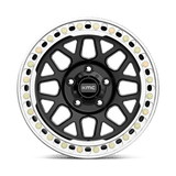 17X8.5 KMC KM235 GRENADE CRAWL BEADLOCK RIMS - SATIN BLACK 5X127