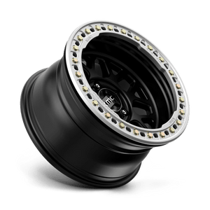 17X9 KMC KM235 GRENADE CRAWL BEADLOCK SATIN BLACK 6X139.7