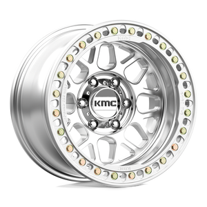 17X9 KMC KM235 GRENADE CRAWL BEADLOCK MACHINED 6X114.3