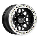 17X9 KMC KM235 GRENADE CRAWL BEADLOCK SATIN BLACK 8X170